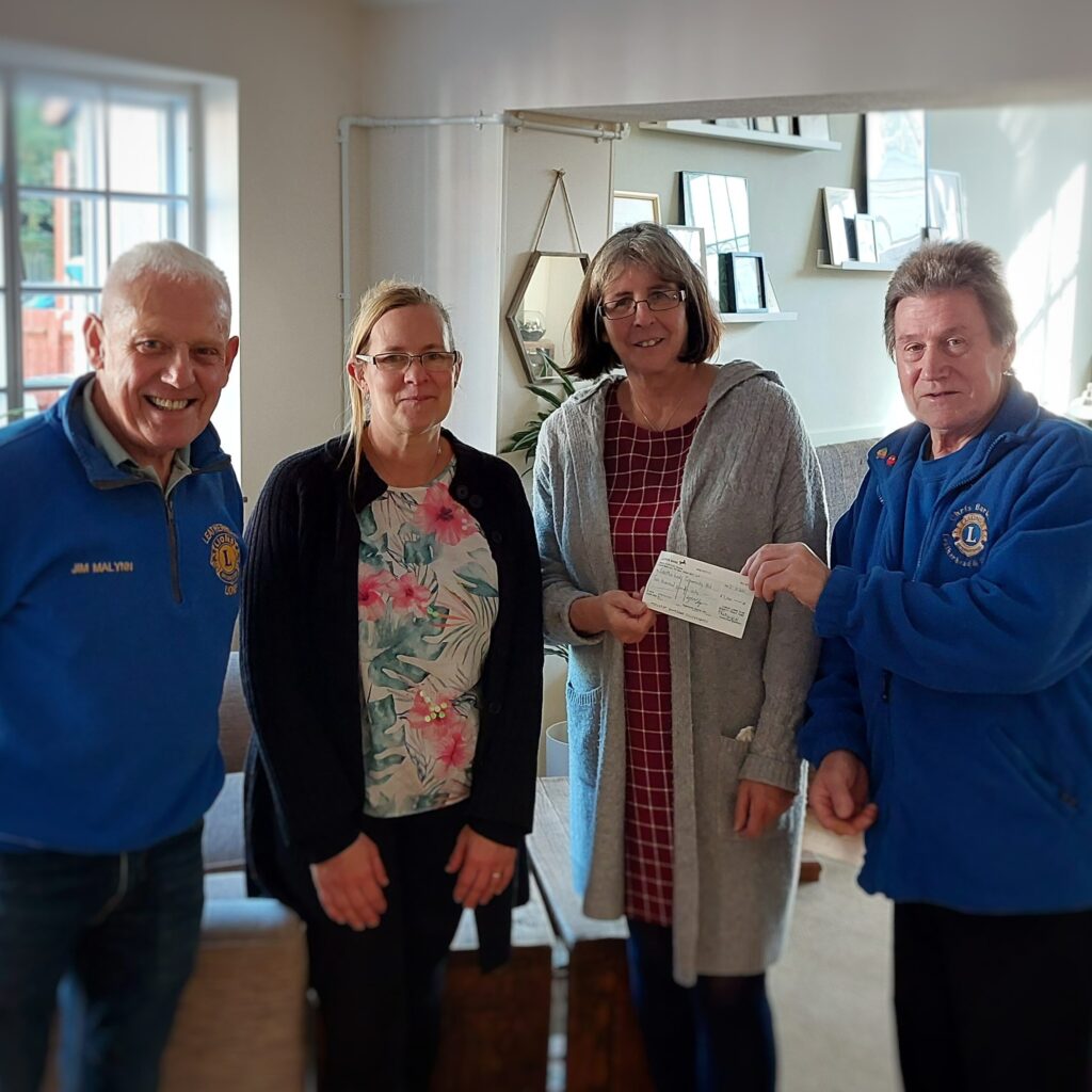 Leatherhead Lions donation to Conservatory Club